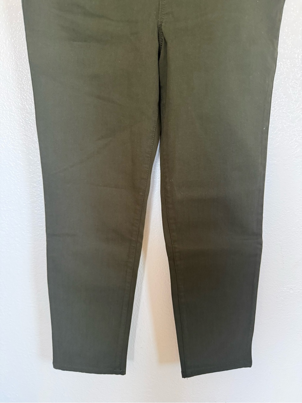 Style & Co. Olive Green Slim Leg Tummy Control High Rise Jeans - Picture 4 of 7
